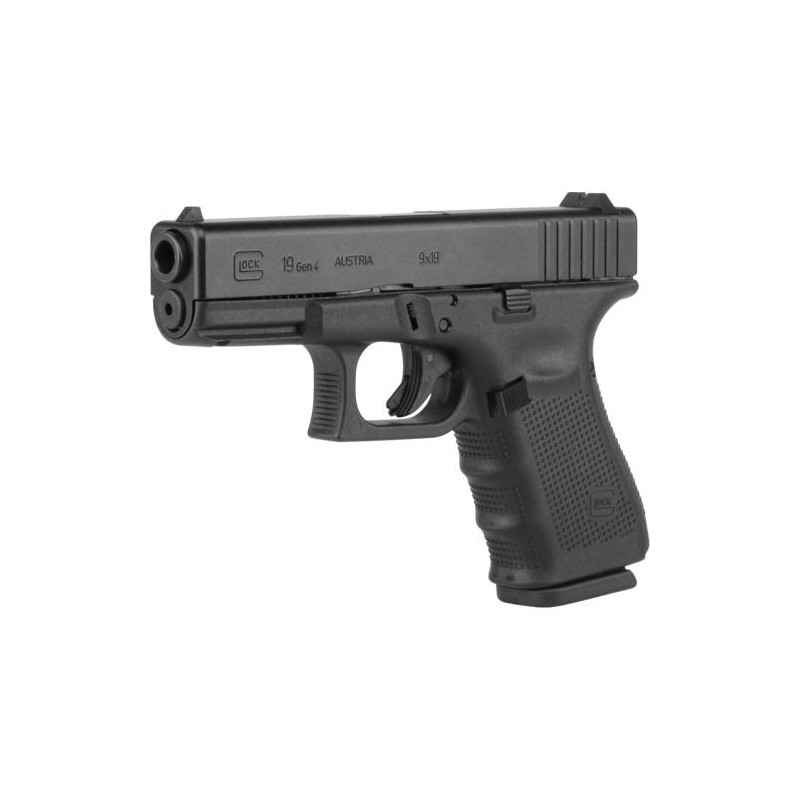 Glock 19 9mm 4e generatie met vast vizier