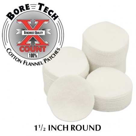 Bore Tech Poetsdoekjes 1-1/2" round 500 stuks